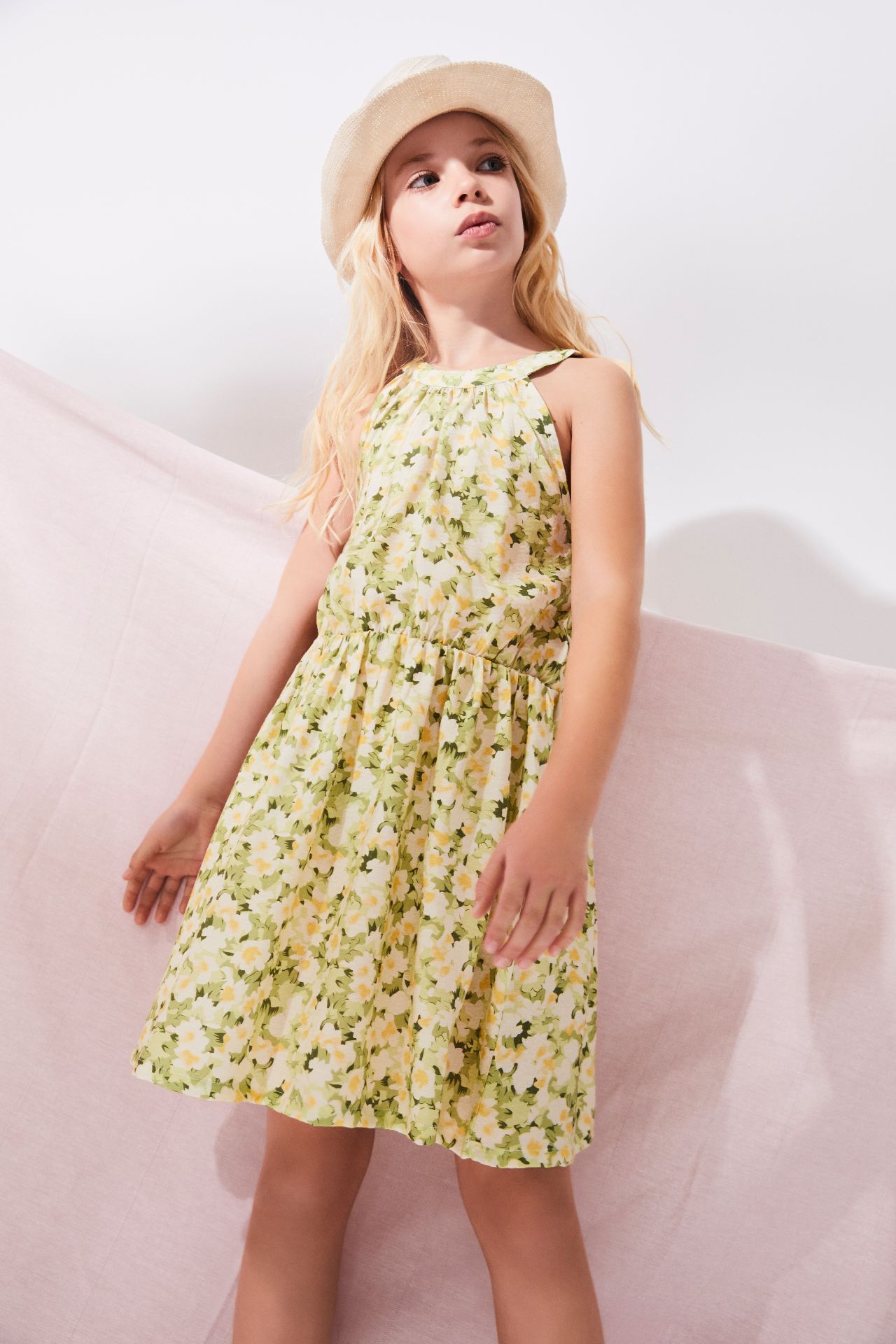 robe fille fleurie