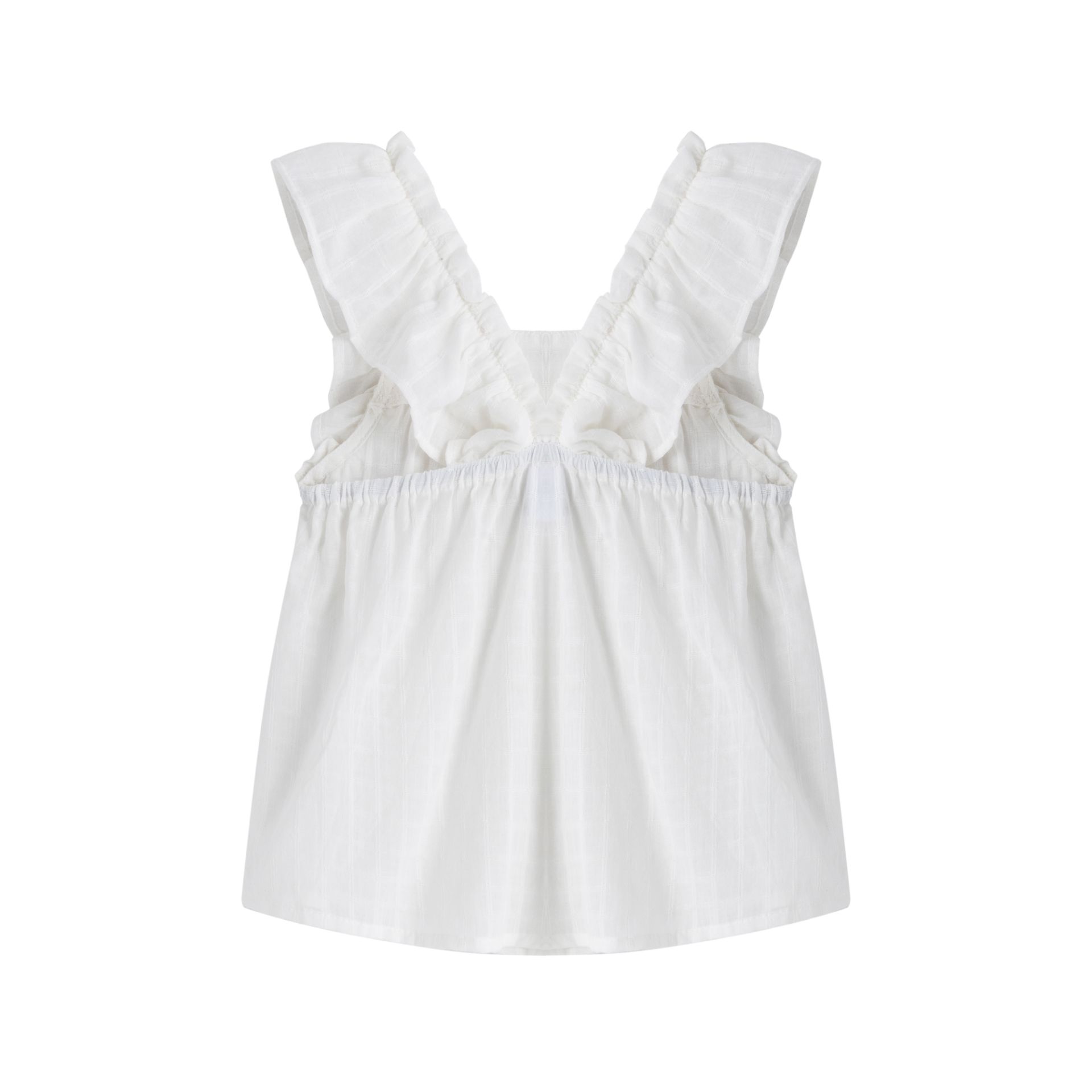 haut uni blanc enfant
