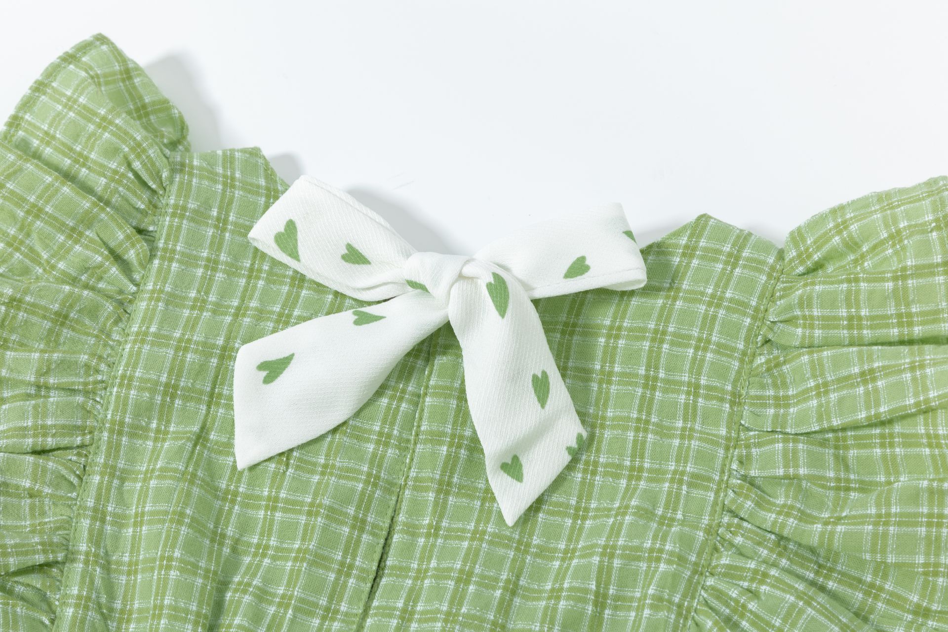élégante combishort verte enfant
