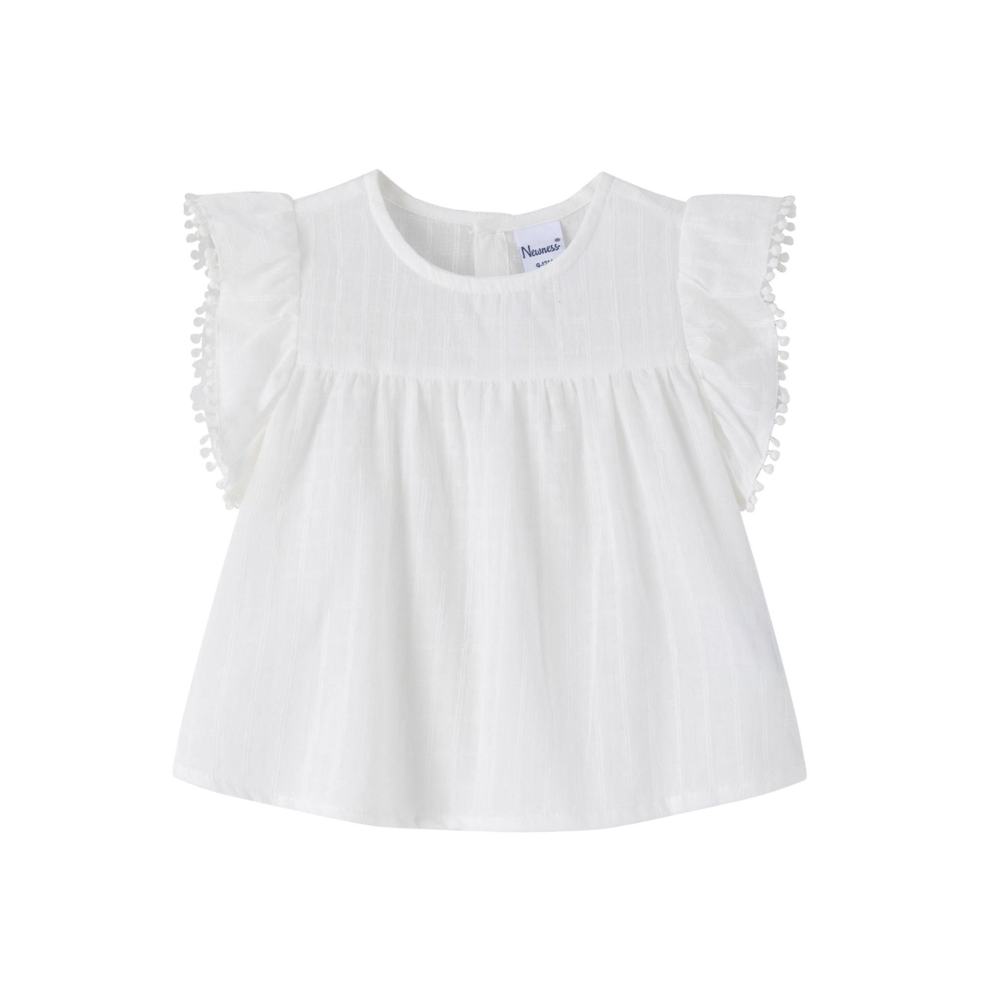 haut blanc bébé fille