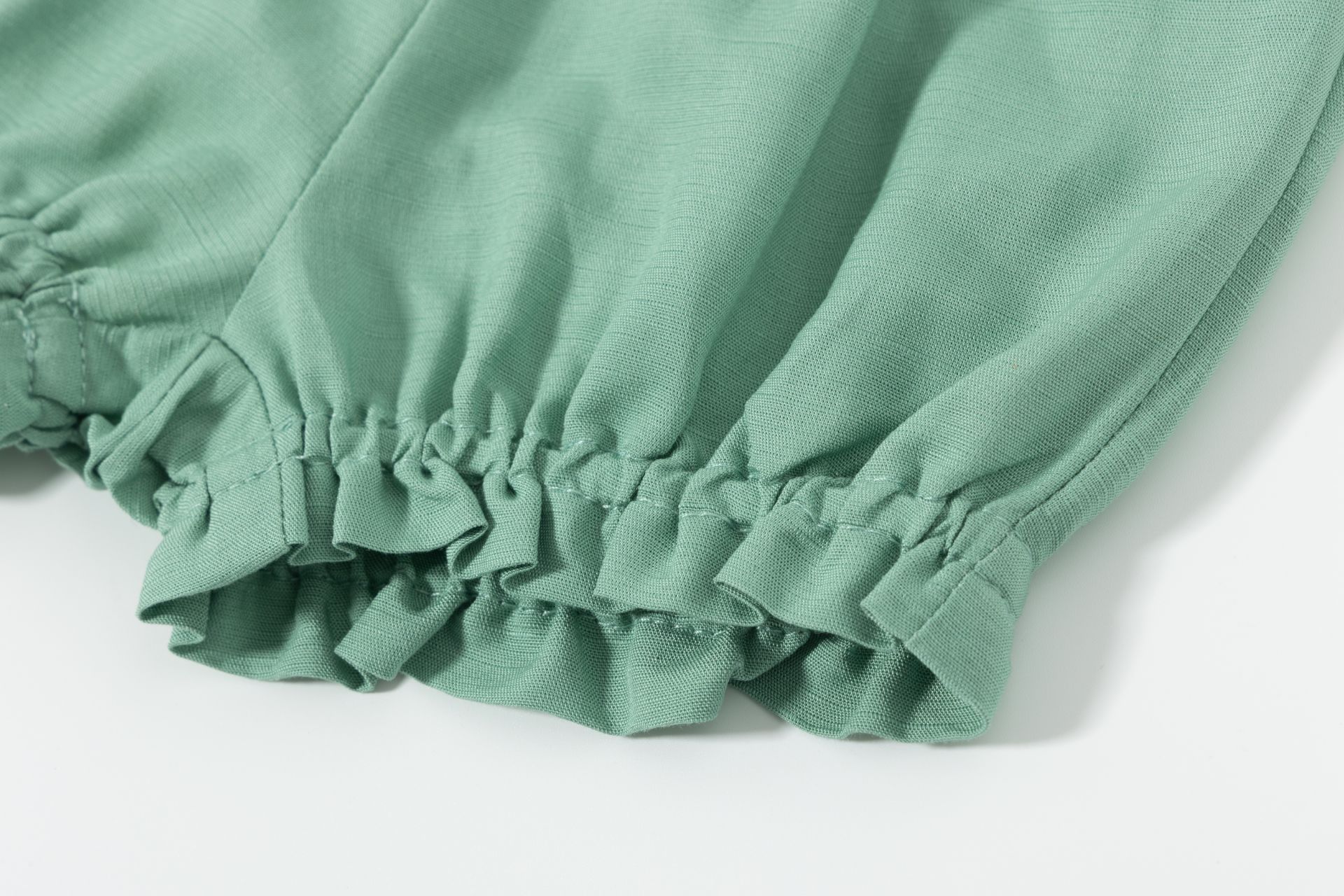 style bébé fille short vert
