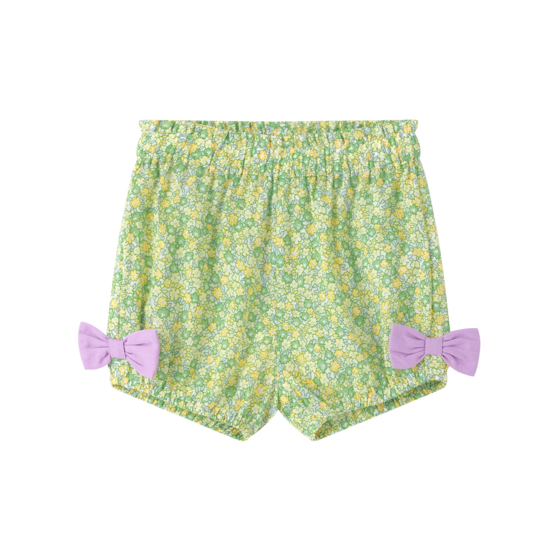 short bébé imprimé floral