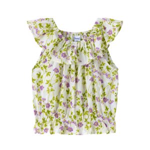 blouse fleurie pour fille