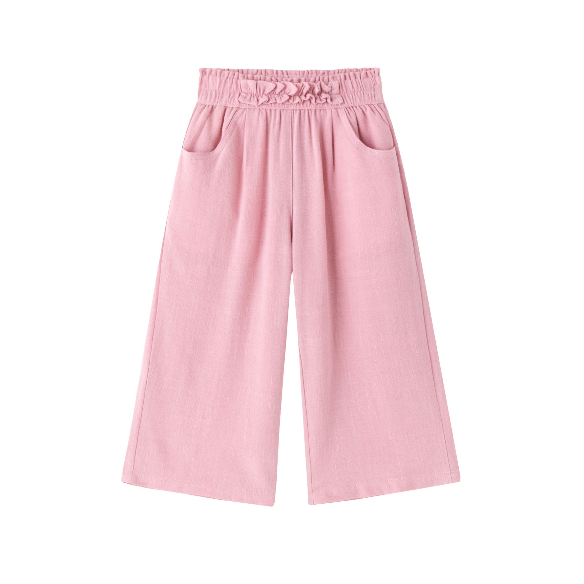 pantalon fille rose