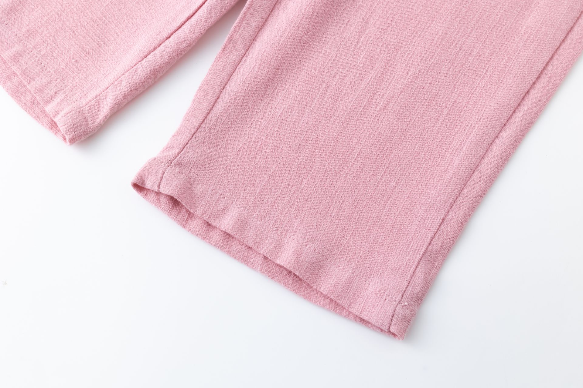 pantalon en viscose et lin