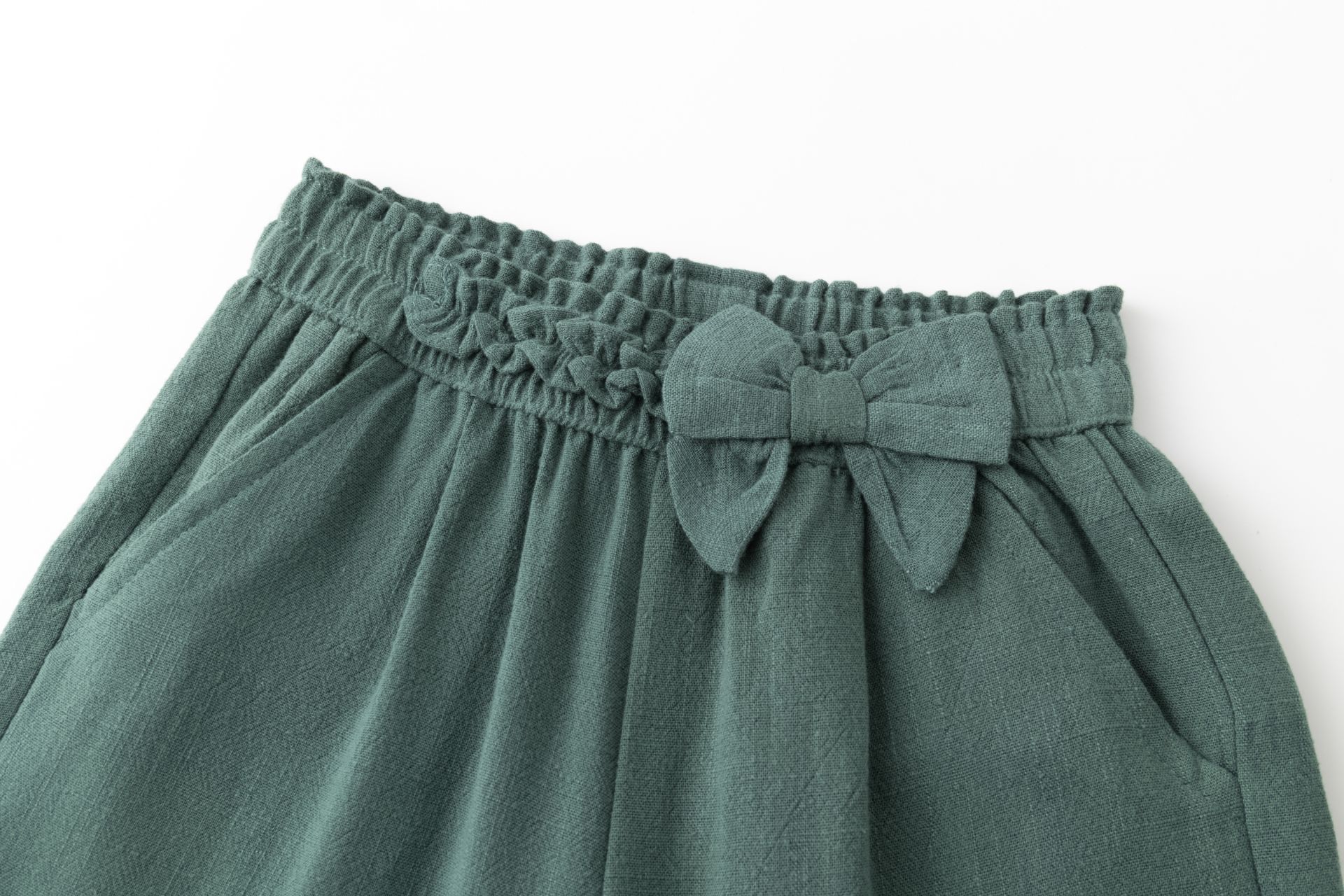 pantalon capri vert