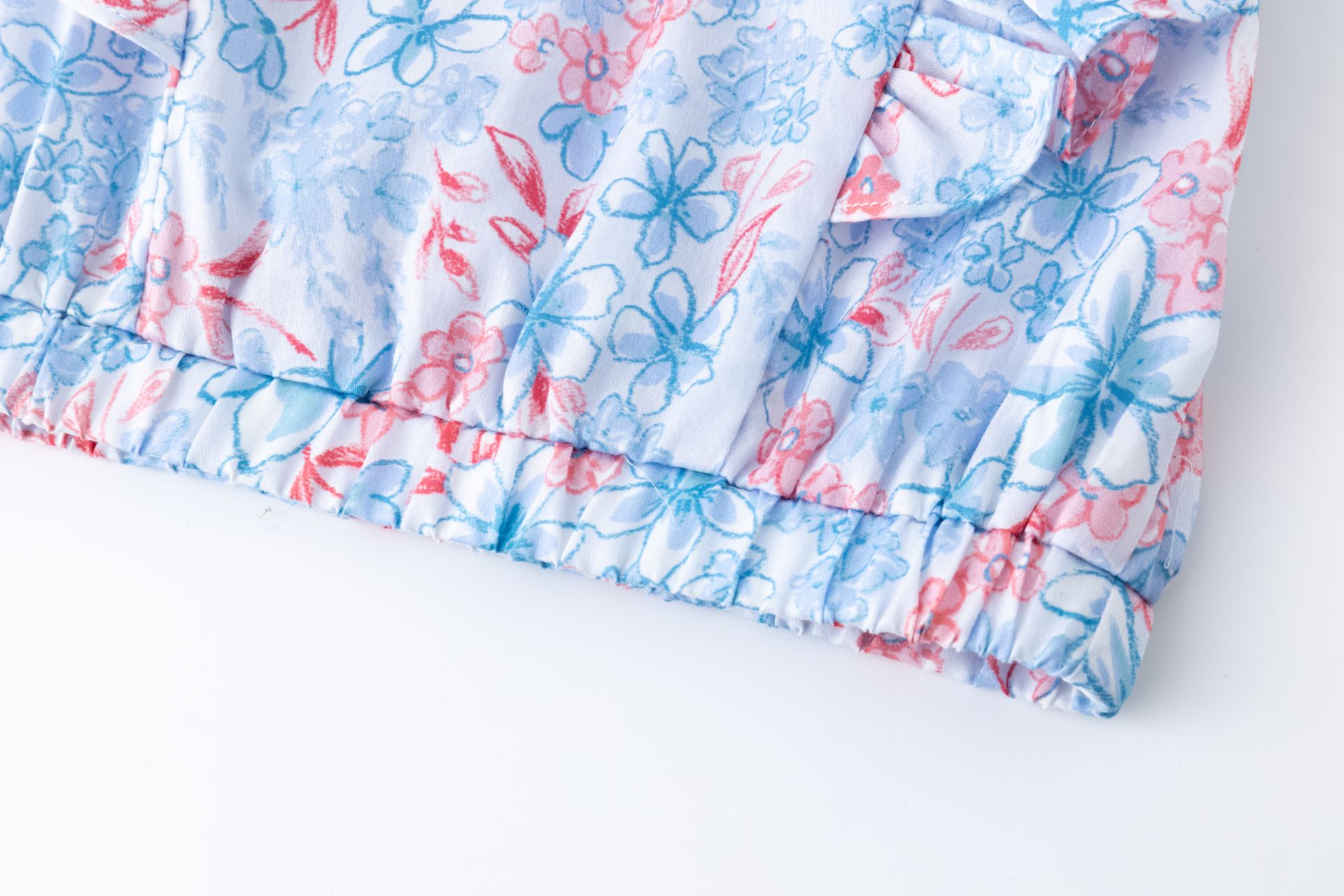 coton imprimé floral enfant
