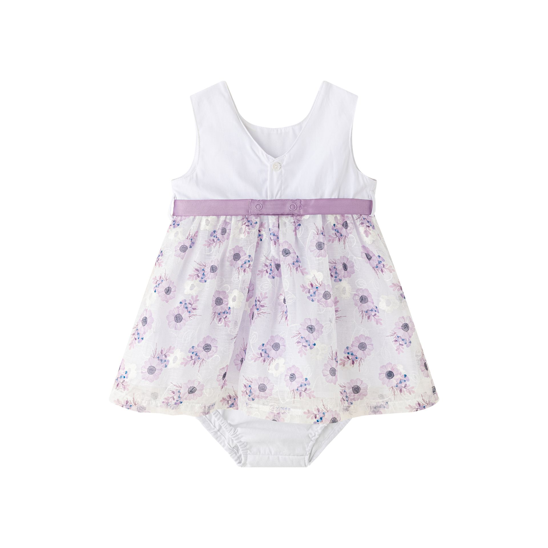 détail robe violette