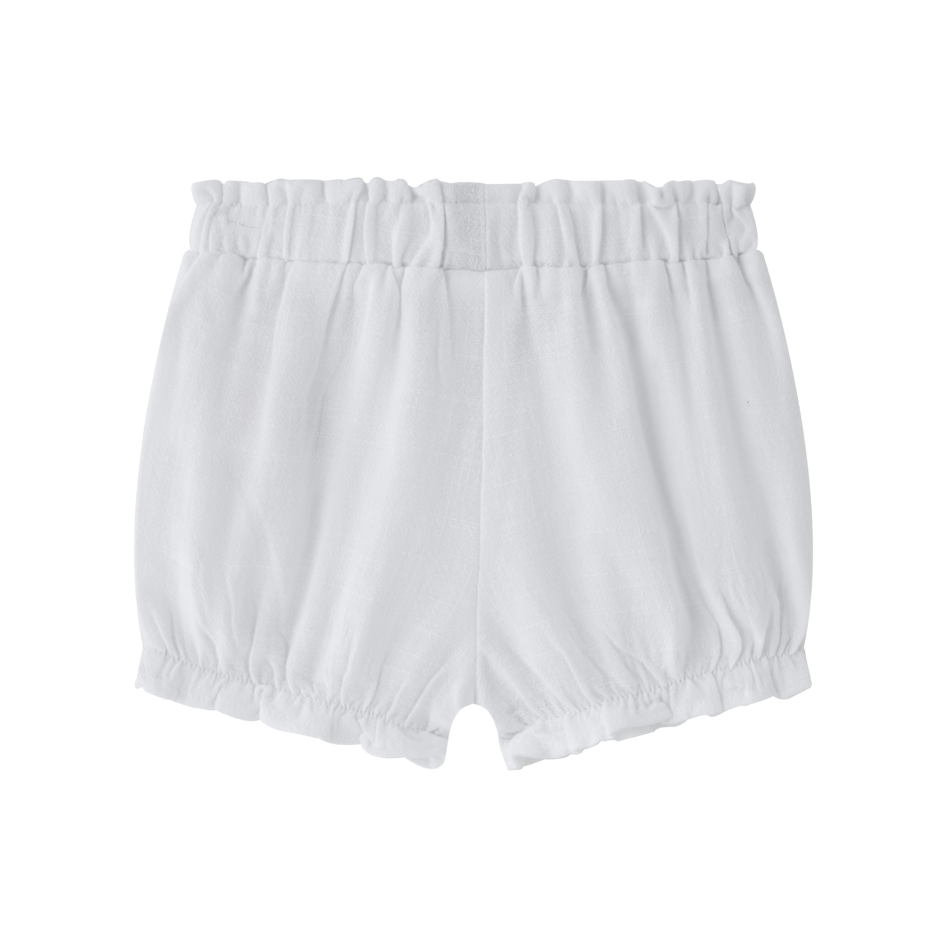 short fille en viscose et lin