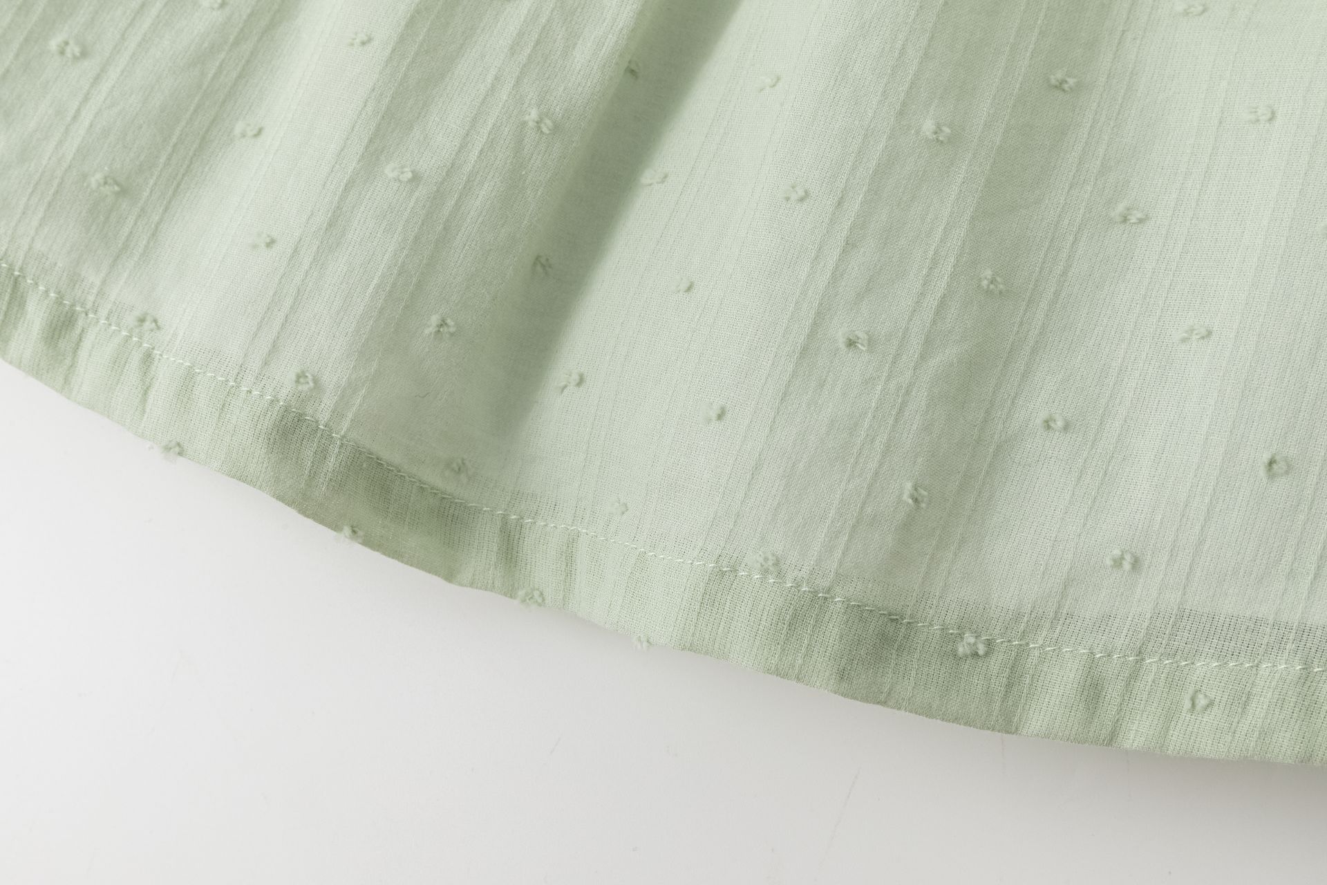 robe bébé verte élégante