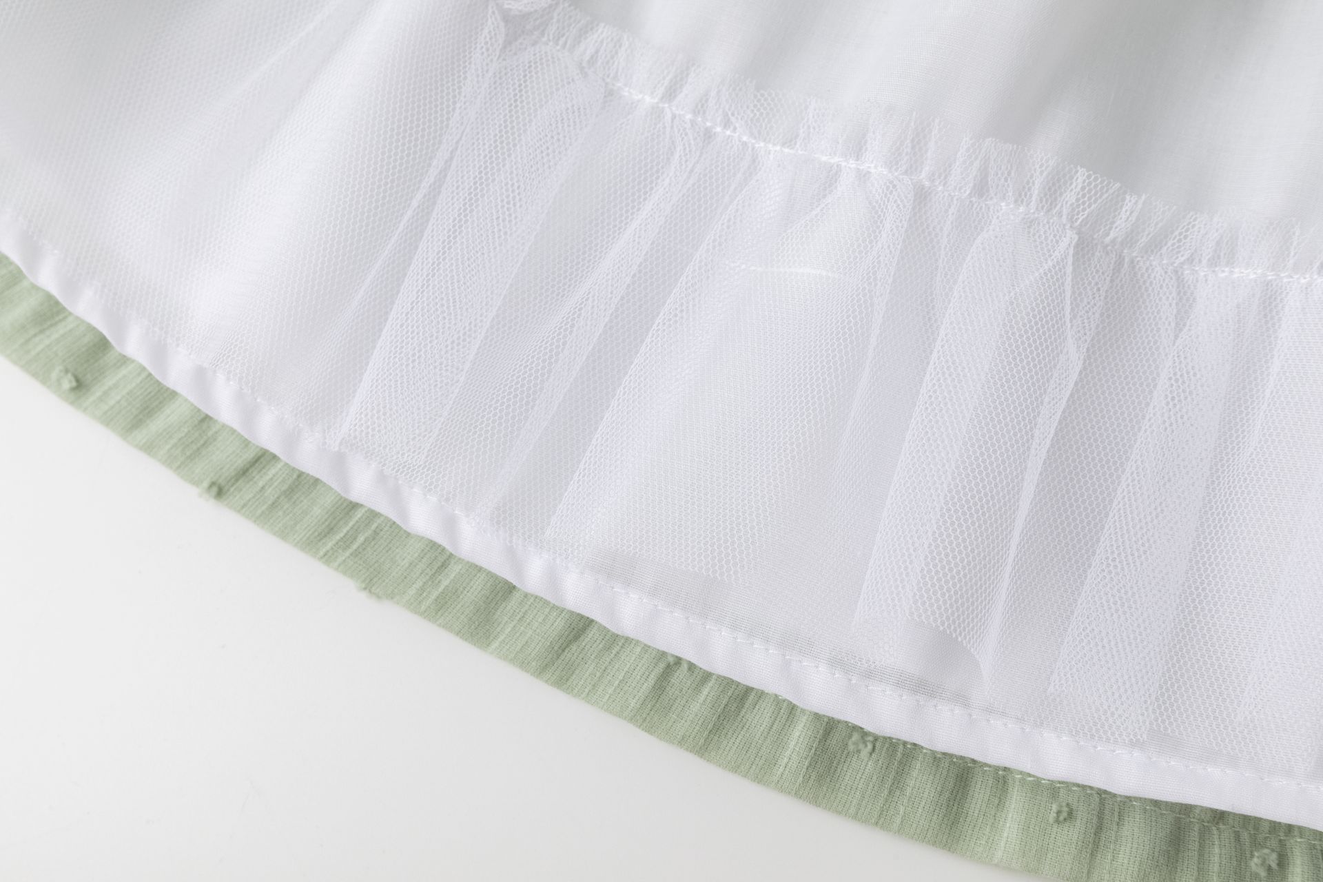 belle robe verte bébé