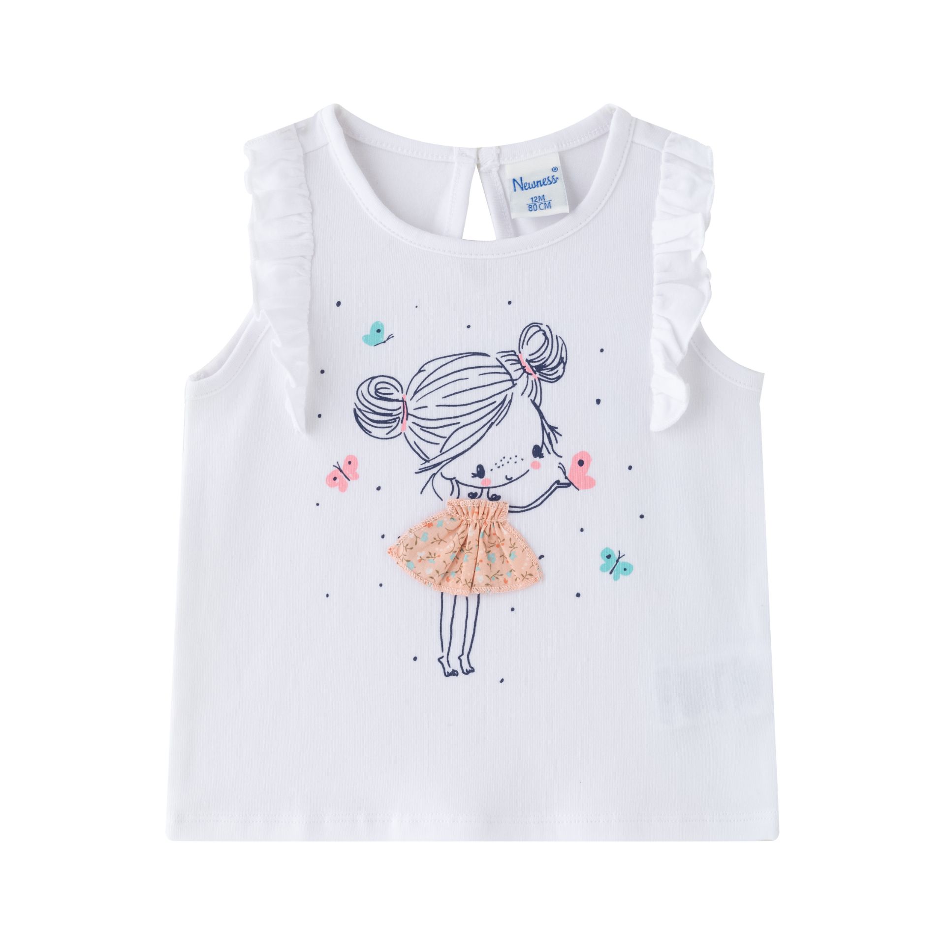 Tee-shirt bébé fille mignon