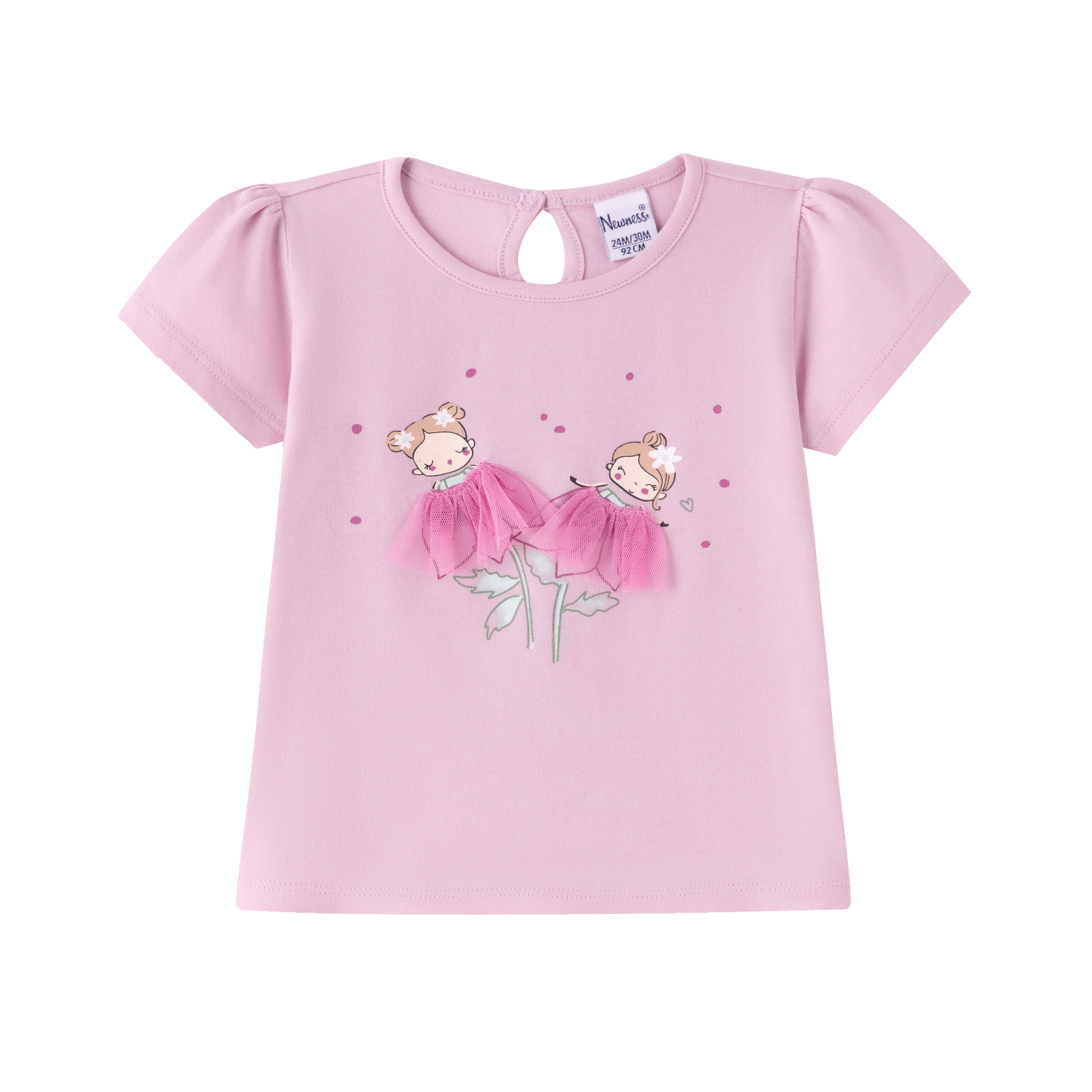 tee-shirt bébé lila