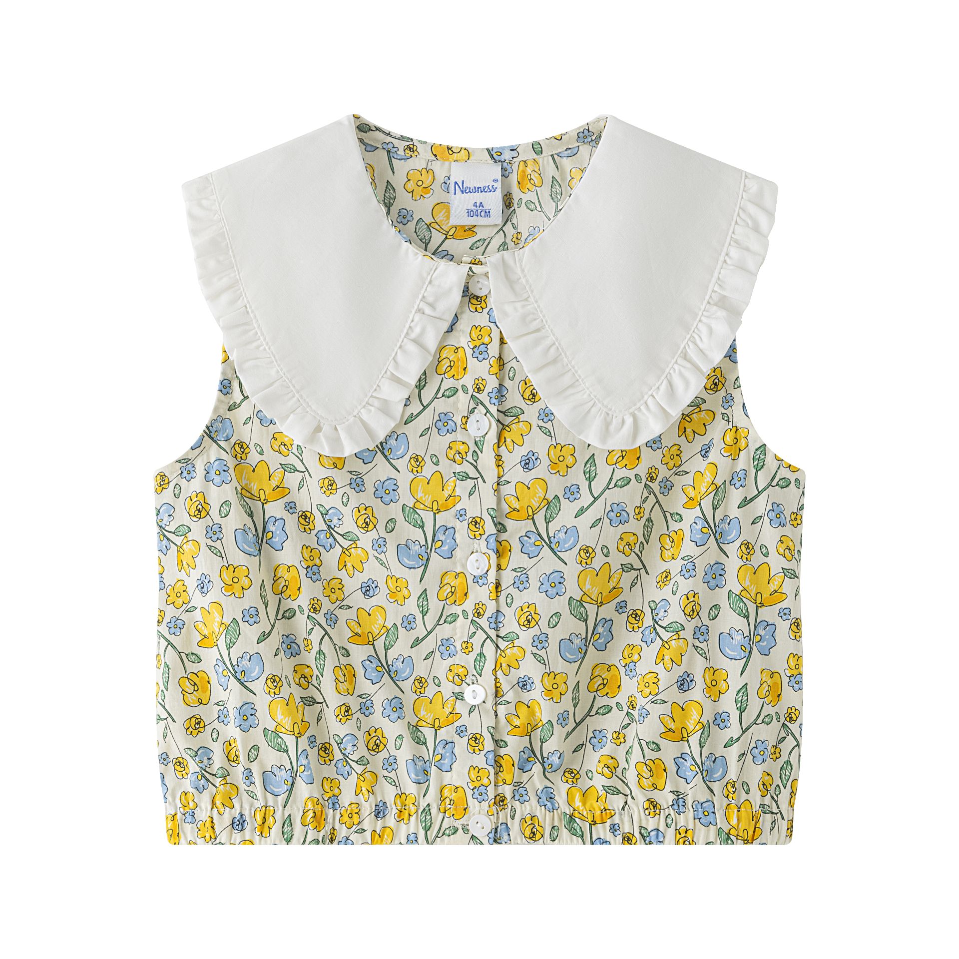 chemisier fille fleuri