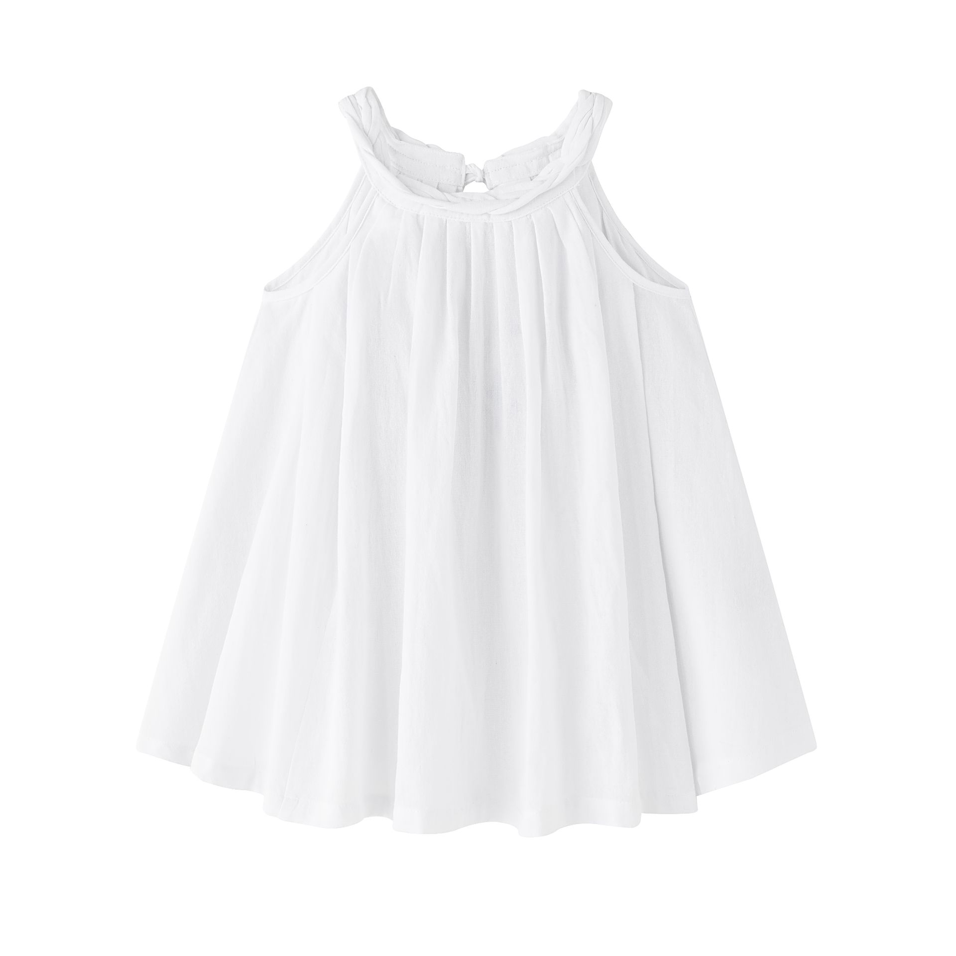robe fille blanche élégante