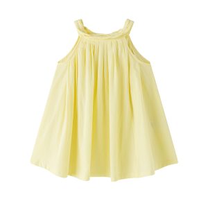 robe fille jaune