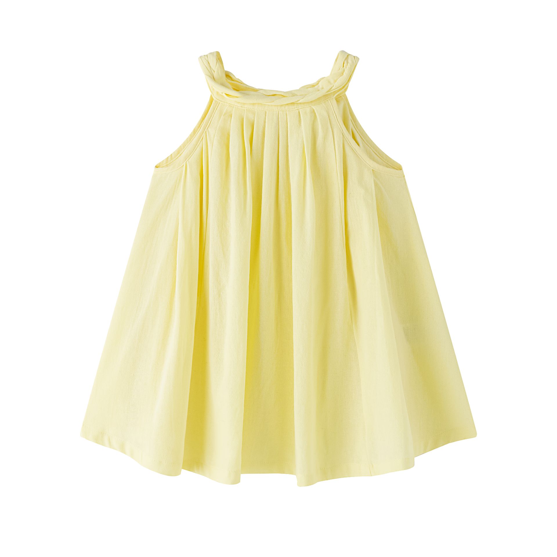 robe fille jaune