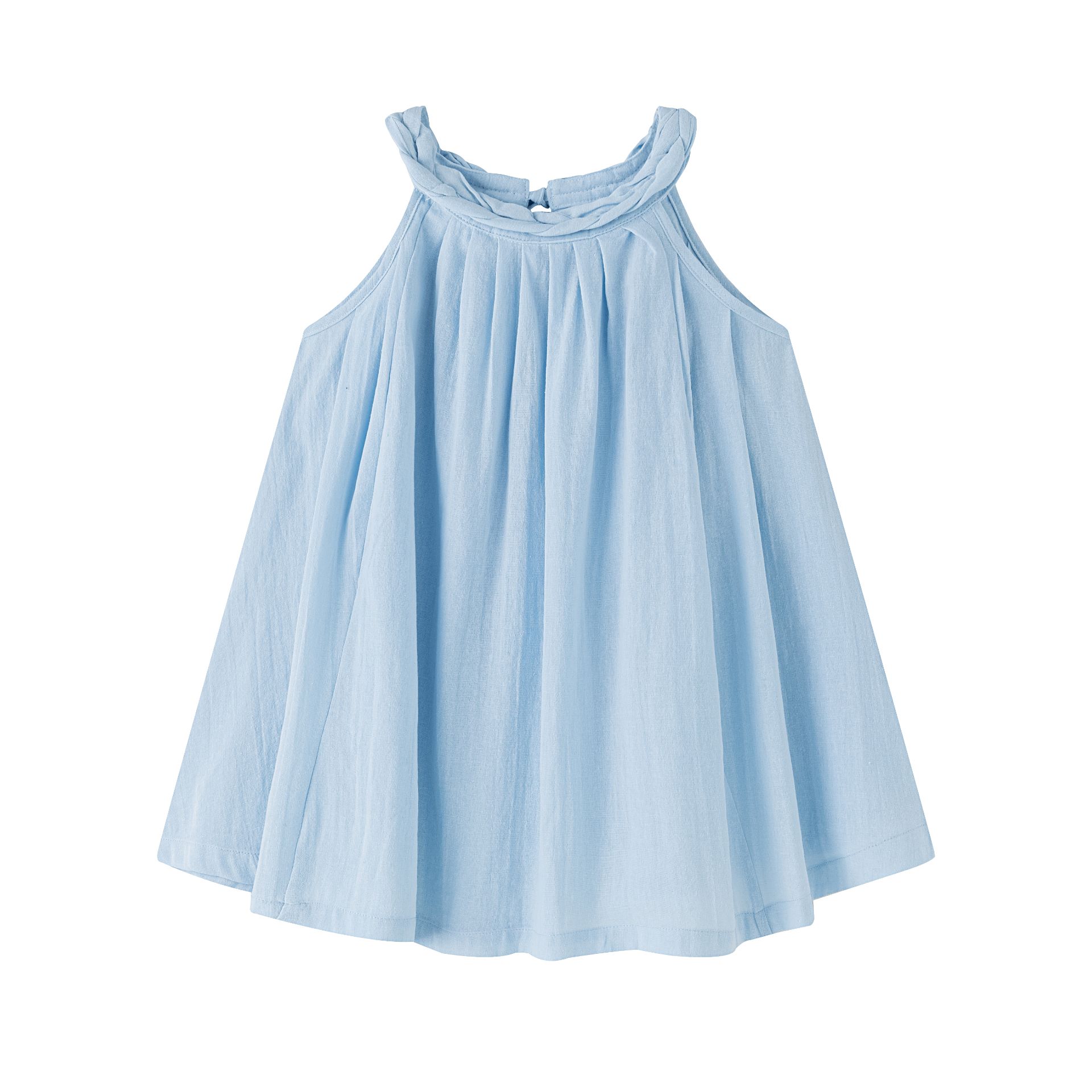 robe fille bleue élégante
