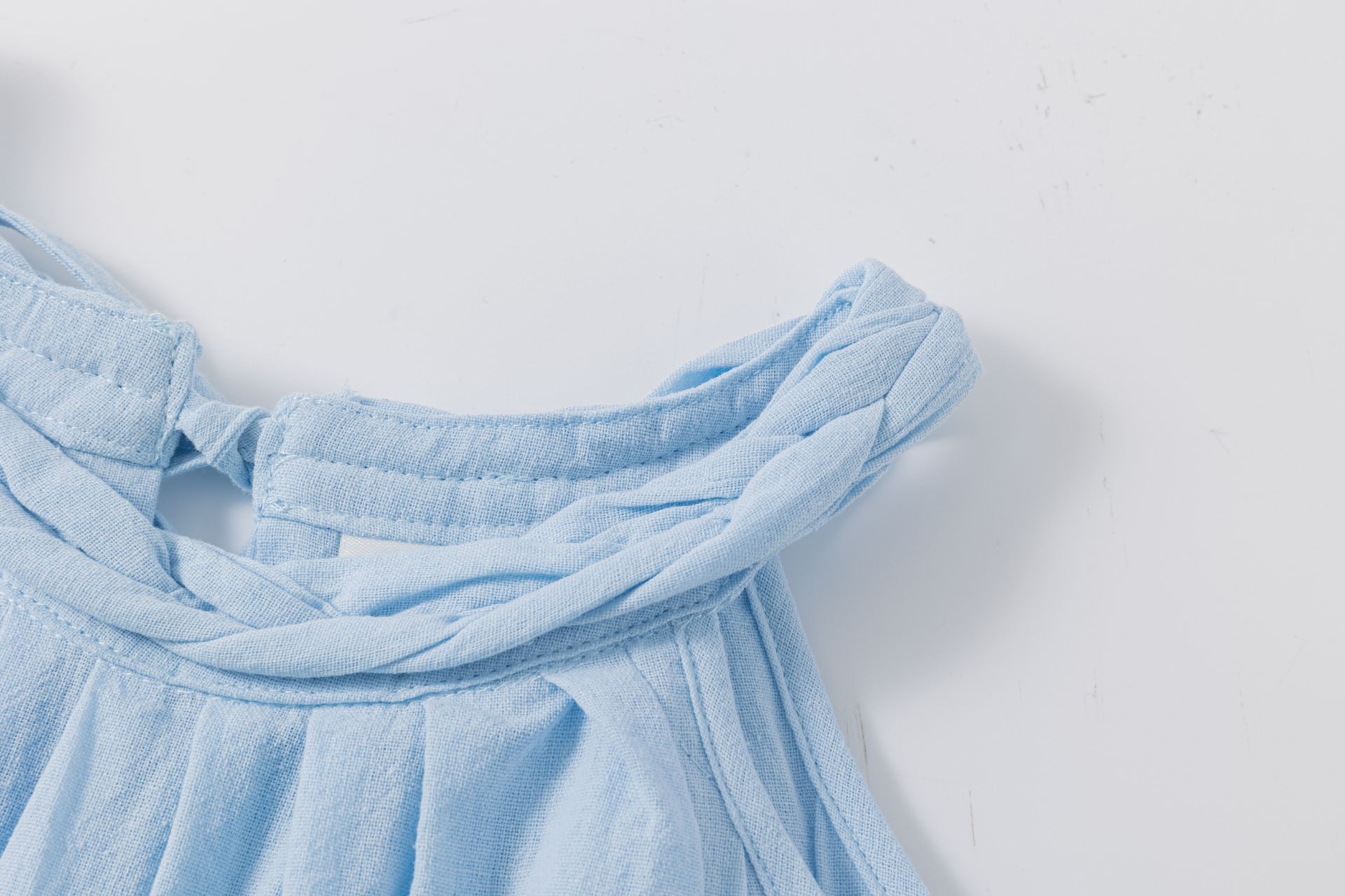robe enfant bleue chic