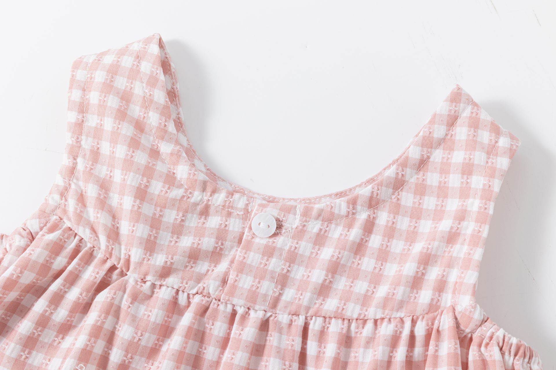 bébé mode vichy rose