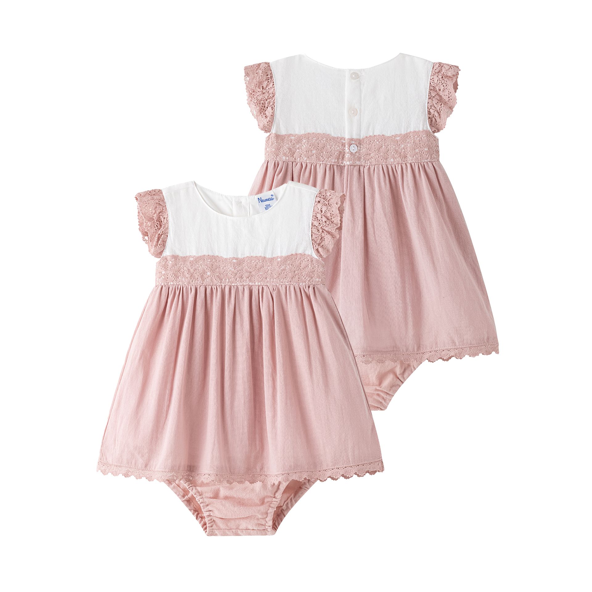robe cérémonie bébé rose
