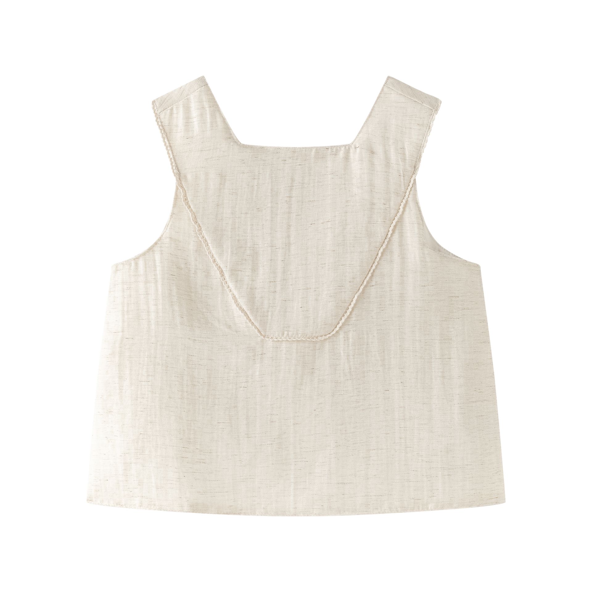 blouse fille beige