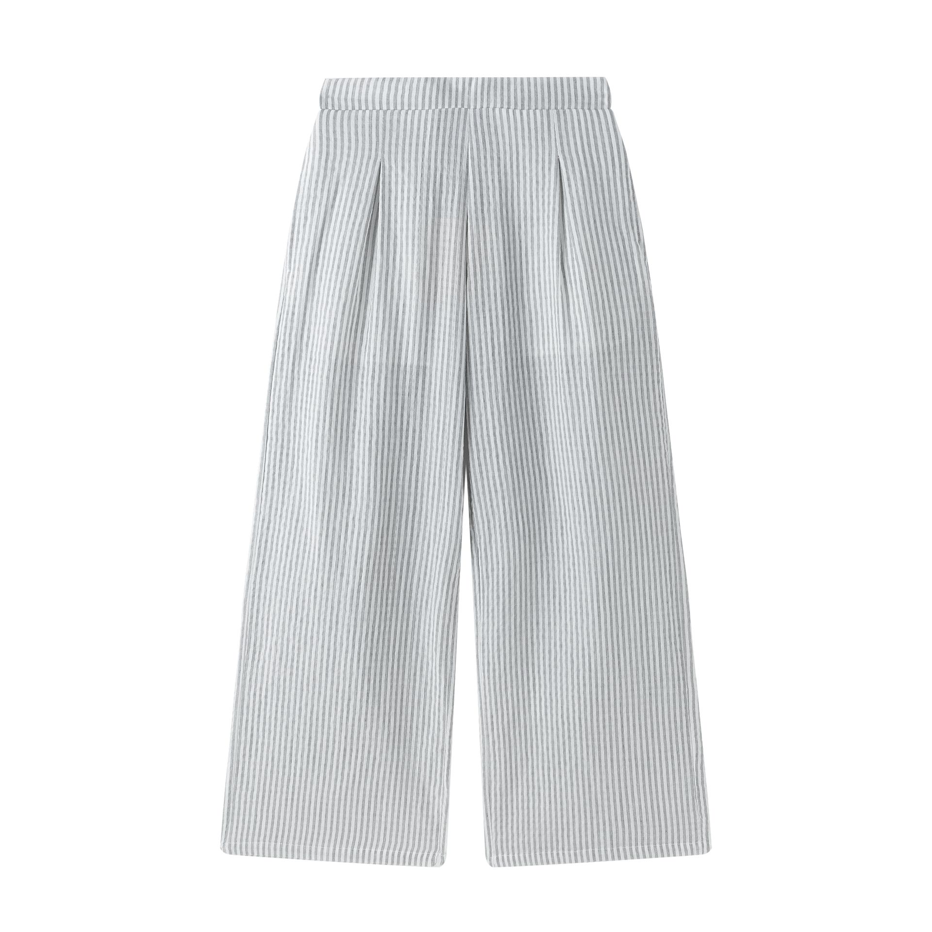 pantalon fille rayé