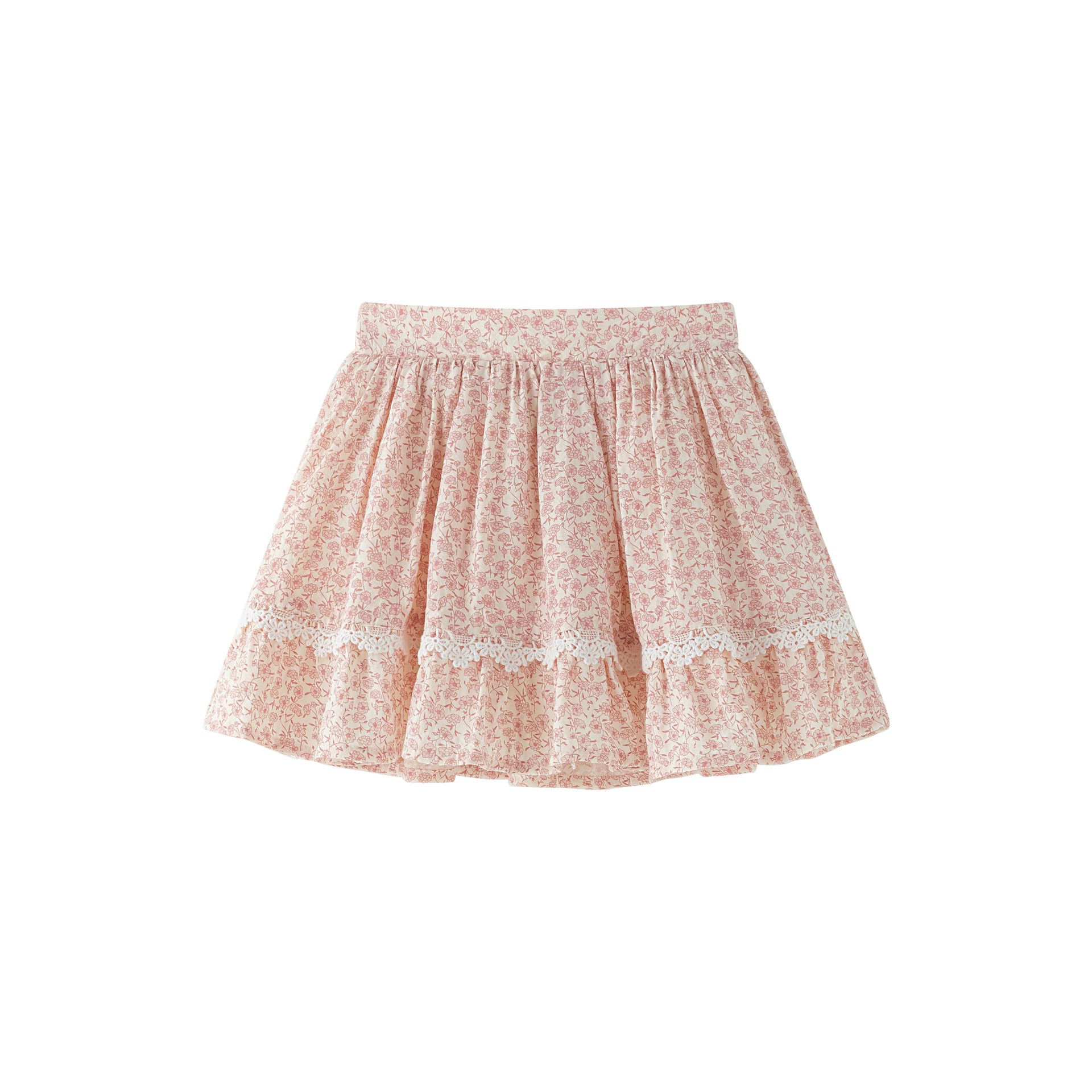 jupe fille imprimé floral