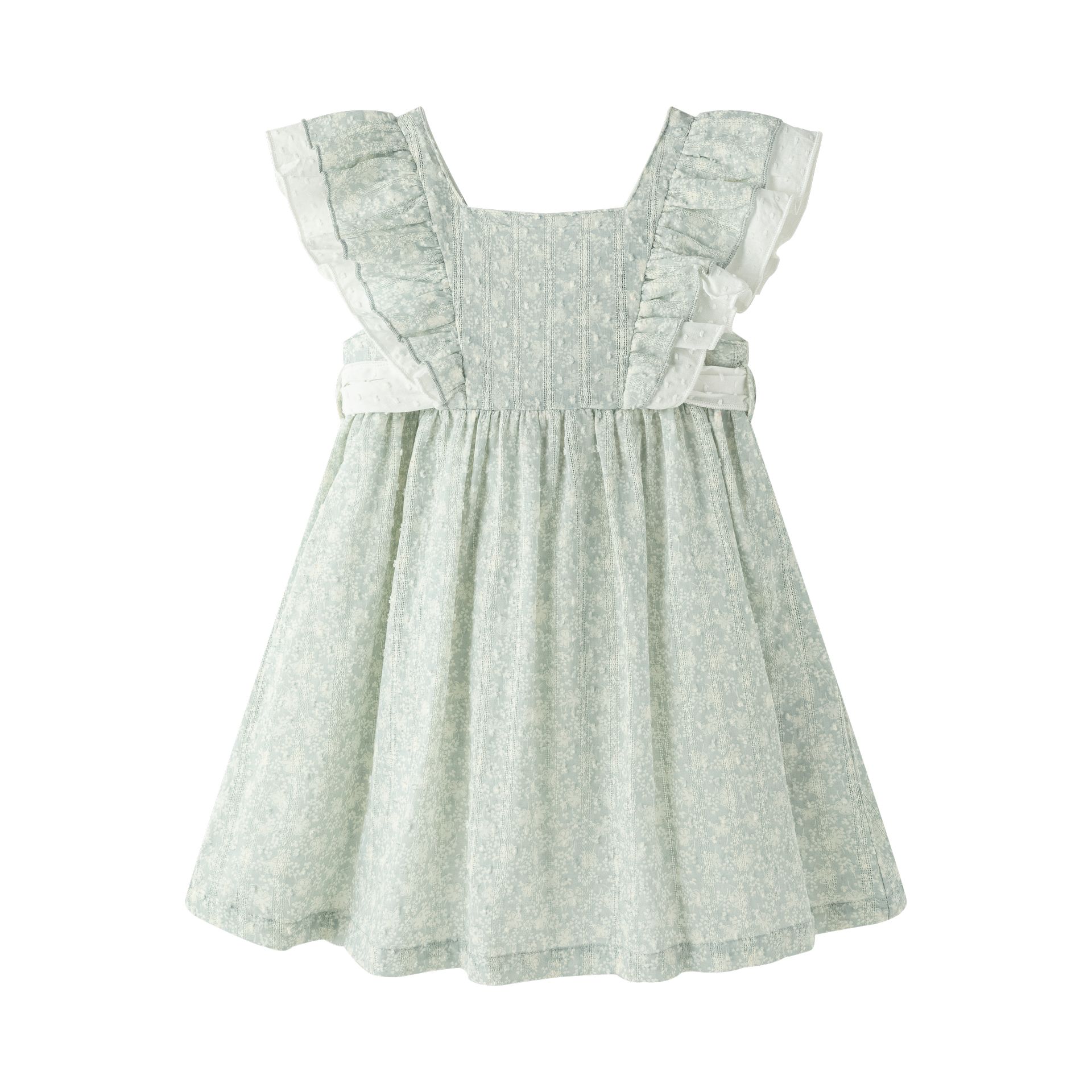 imprimé floral blanc sur robe