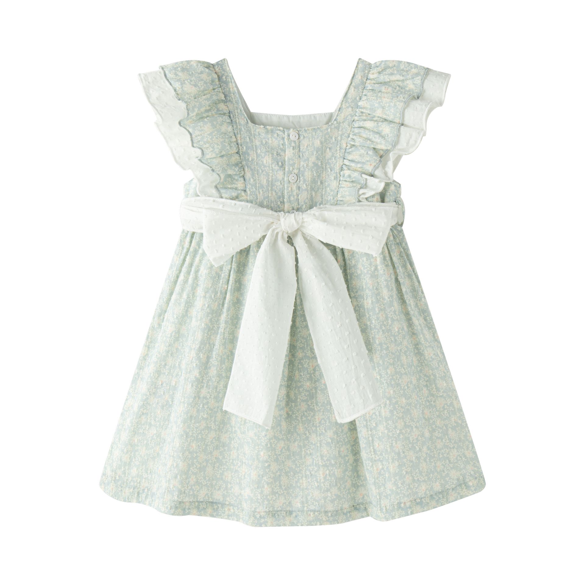 robe cérémonie enfant verte