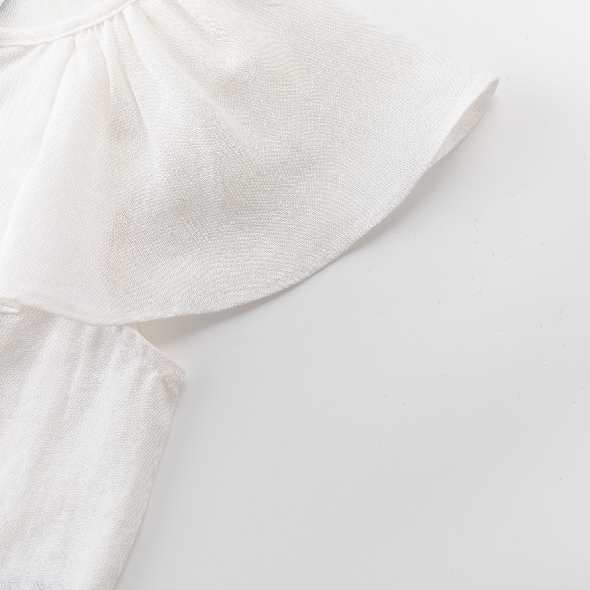 top enfant blanc cérémonie