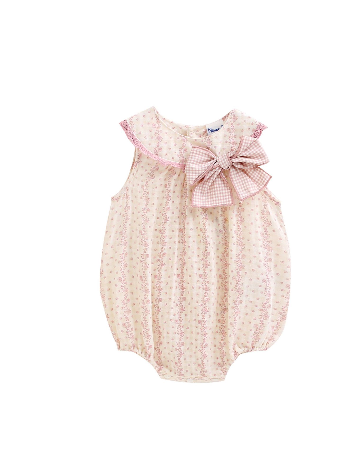 barboteuse fille rose