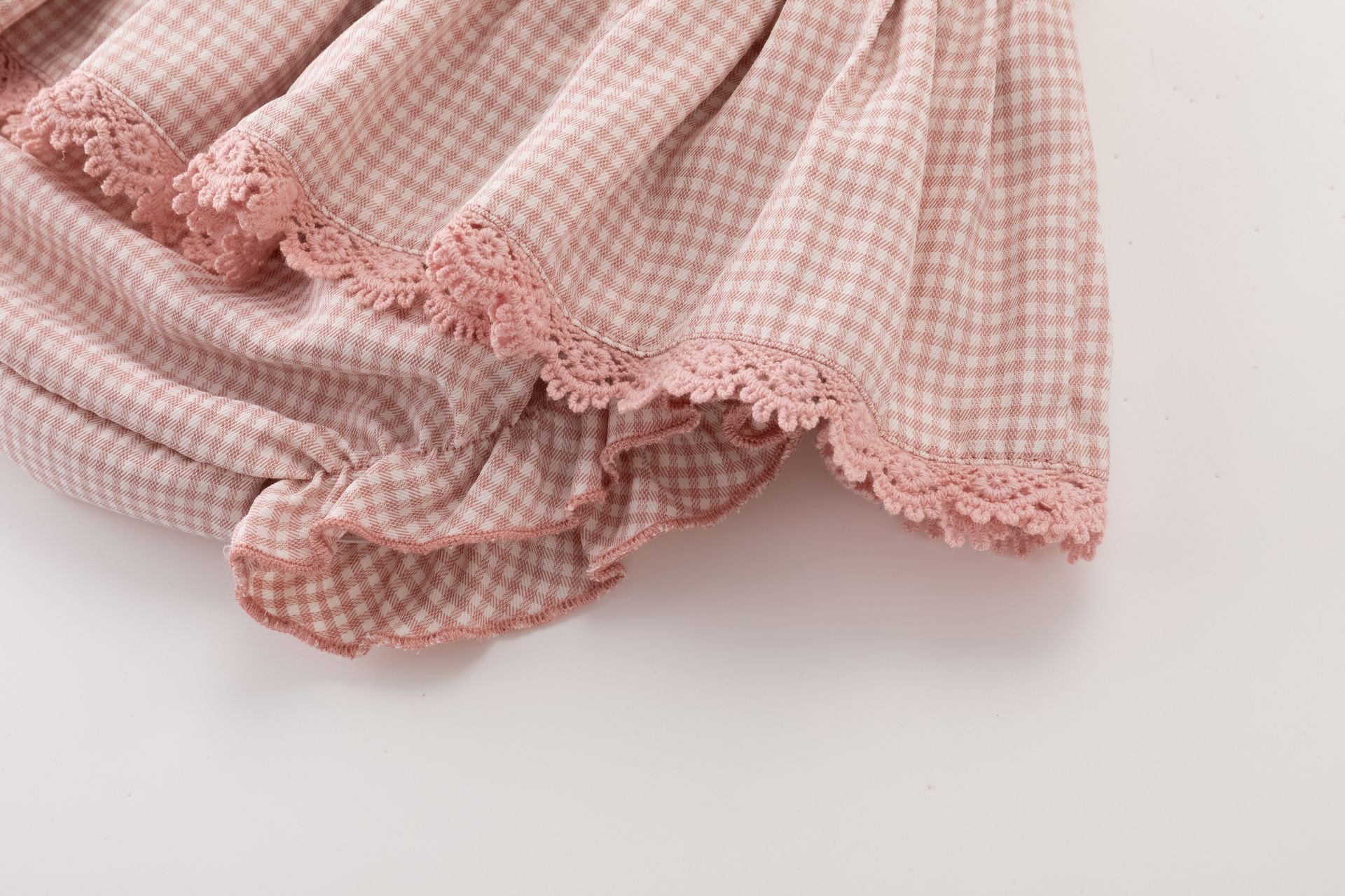bloomer élastiqué vichy rose