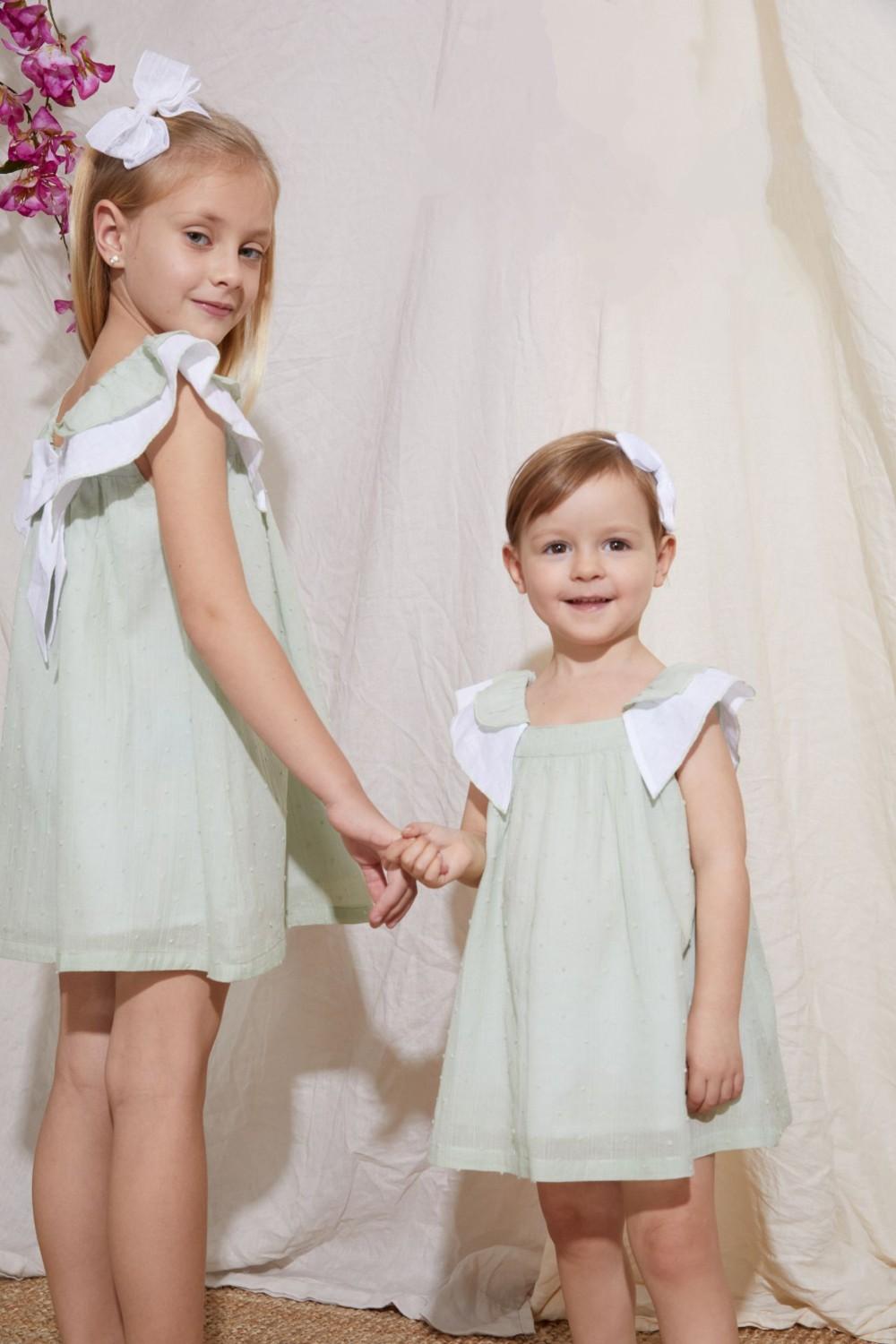 robe bébé verte cérémonie
